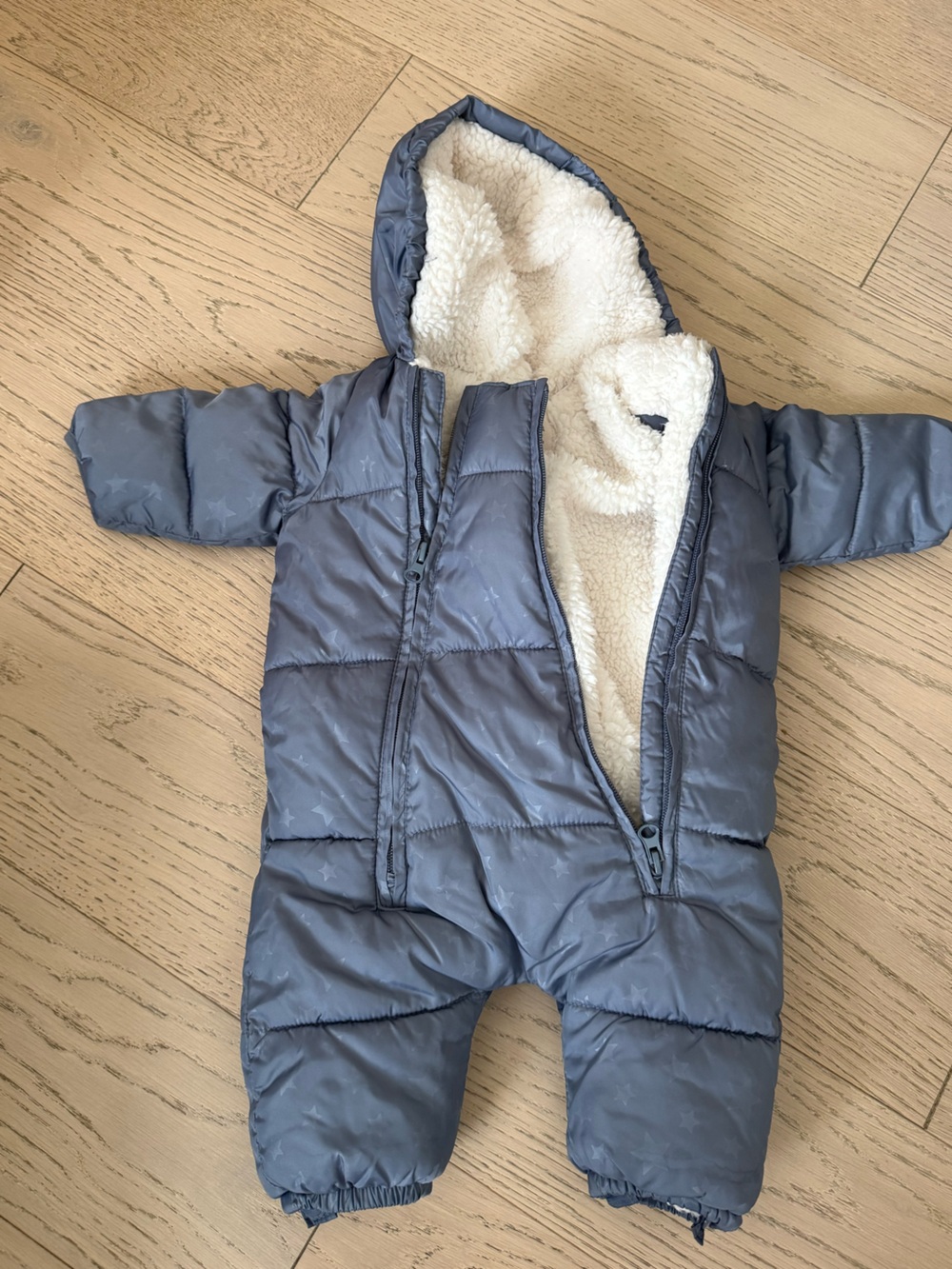 Zara Cream Sherpa Jacket - Cream